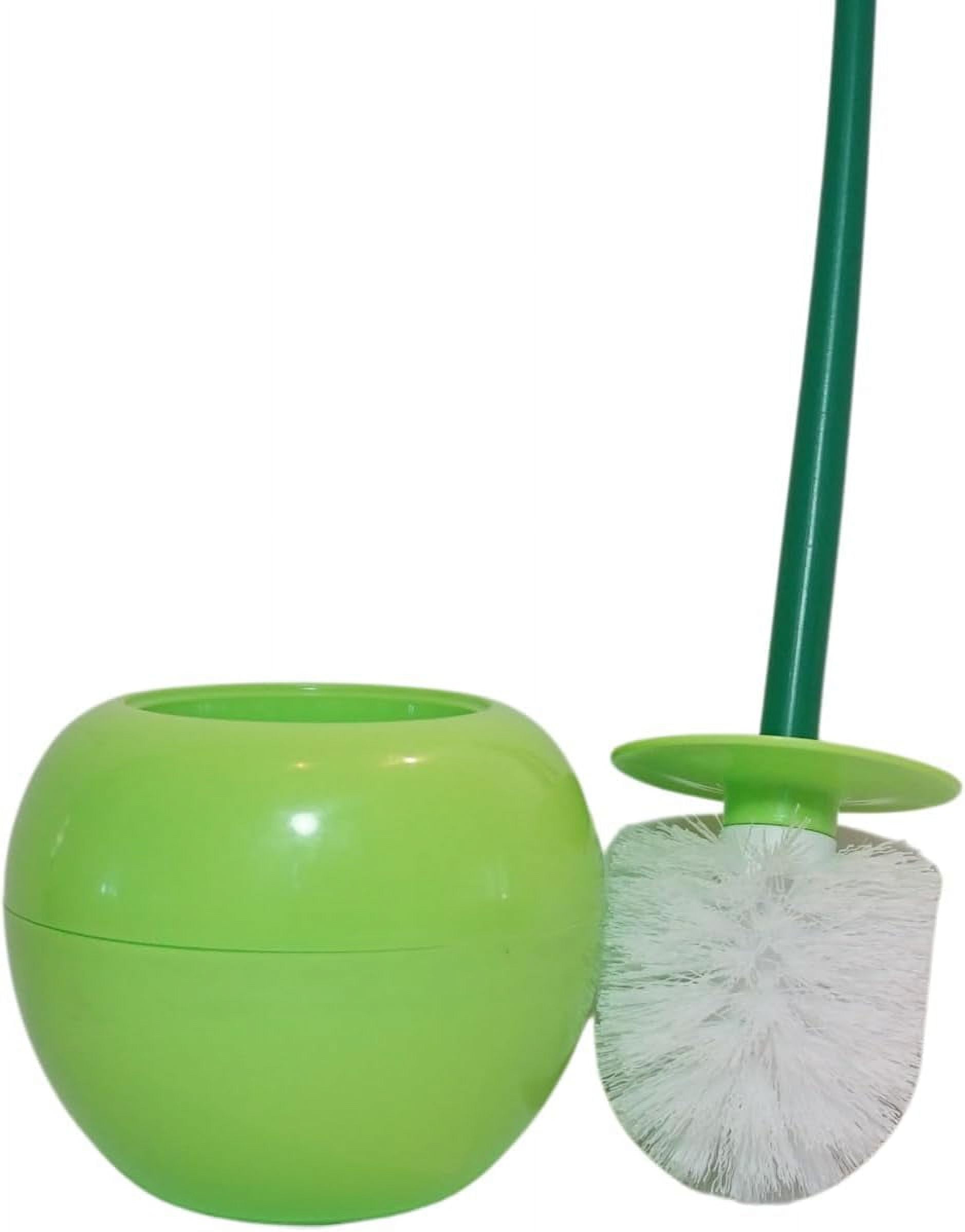 YWKJC Cherry Shape Toilet Brush - Standing Toilet Brush Set - Compact Household Bathroom Green ...