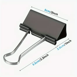 Bulldog Clips, Medium, Nickel, 36/Box Bulldog Clips, Medium, Nickel, 36/Box