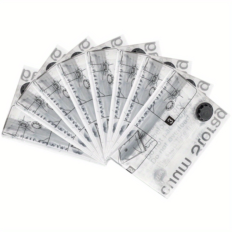YWKJC Vacuum Compression Bags Set 8Pack SpaceSaving Solution with