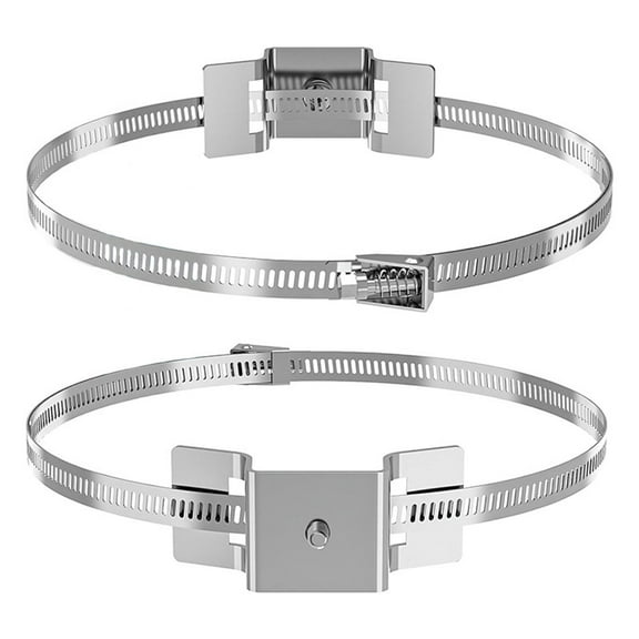 YWMJZEU 2 Pieces Sign Mounting Bracket for Poles Hardware Multipurpose Pole Mounting Kit