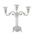 thumbnail image 1 of YWMJZEU 3 Arms Candle Holder Modern Candlelight Stand for Living Room Bar Home Decor Silver, 1 of 9