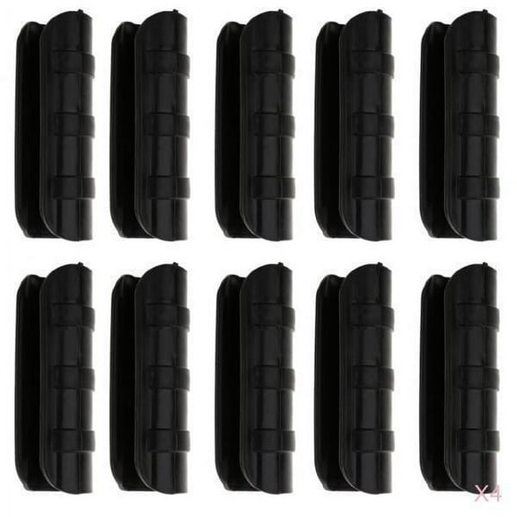 YWMJZEU 40pcs Black Snap Clamp for Greenhouse Banner Frame Pipe Shelters Clip 25mm .