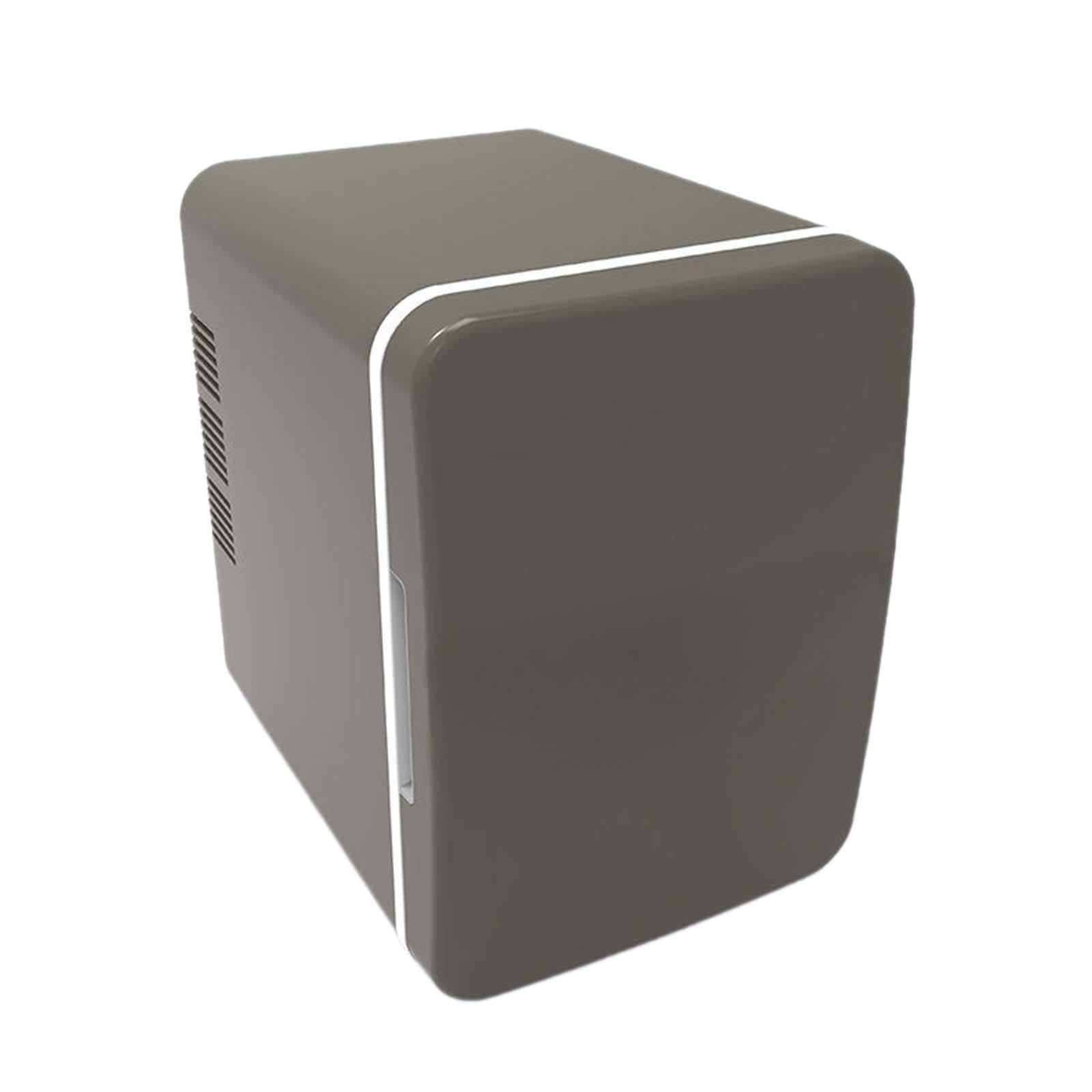 YWMJZEU 4L Mini Fridge Beauty Tool Fridge Compact Refrigerator Portable Drinks Fridge for Bar , gray