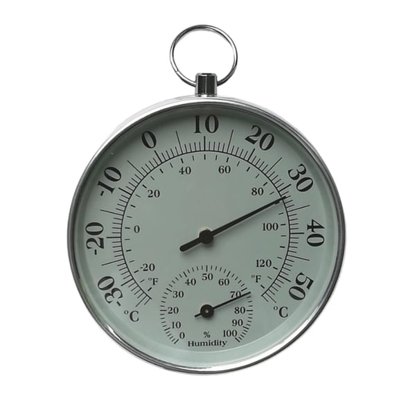 YWMJZEU 4inch Round Thermometer Meter Indoor Garden Warehouse Humidity Hygrometer Analog