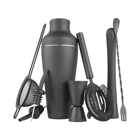 YWMJZEU 8Pcs Professional Stainless Steel Cocktail Drink Mixing Martini Kit