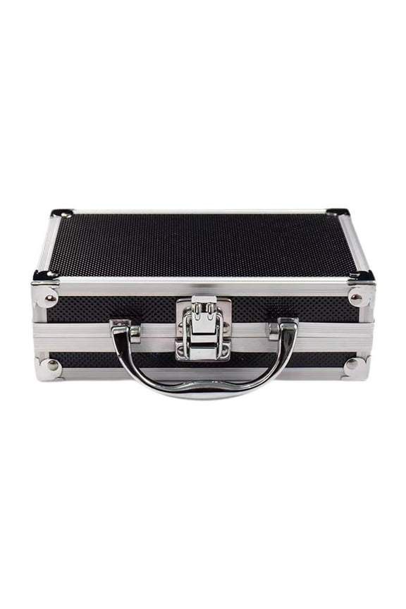 Aluminum Alloy Carrying Case Multifunctional Attache Case Sturdy Metal Briefcase