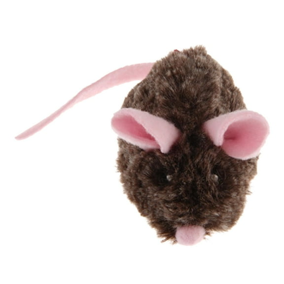 YWMJZEU Automatic Moving Mouse Interactive Cat Toy Kitty Self Play Exercise Kitten Smart Gray