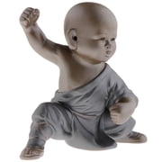 YWMJZEU Baby Kung fu Buddha Decor Statue, Ceramic, Multi-shaped Decorations Style-3