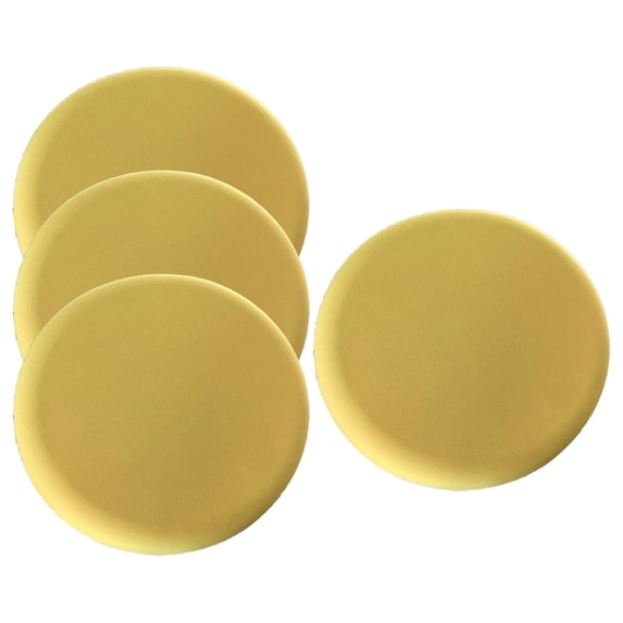 YWMJZEU Bar Stool Covers Round Washable Protector Stool Slipcover for 12-18 inch Chair yellow