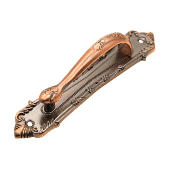YWMJZEU Barn Door Pull Handle Cabinet Handle Easy Installation Cupboard Cabinet Pull for Red Bronze