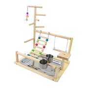 YWMJZEU Bird Playstand Exercise Activity Center Bird Playing Gym Birds Parrots Chew Toys