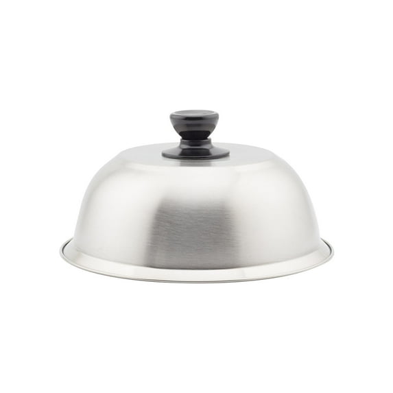 YWMJZEU Burger Cover Grilling Grill Accessory Thicken with Handle Basting Steaming Cover 22cm