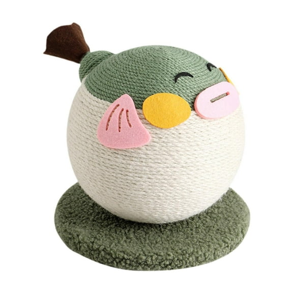 YWMJZEU Cat Scratcher Cat Scratching Ball Pet Supplies Gift Training Claws Grinding Cute Green