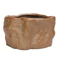 thumbnail image 1 of YWMJZEU Ceramic Flower Pot Cactus Plant Containers Lightweight Sturdy Stone Shape Potted Style B and Large, 1 of 9