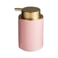 thumbnail image 1 of YWMJZEU Ceramic Soap Dispenser Dishwasher Liquid Dispenser Refillable 350ml for Washroom Pink, 1 of 9