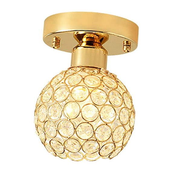 YWMJZEU Chandelier Crystals Ceiling Lighting Fixtures, LED Flush Mount Ceiling Light for Style B