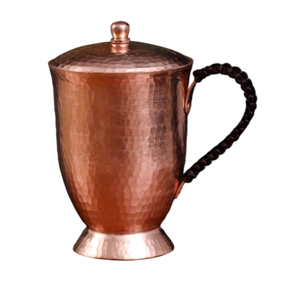 YWMJZEU Copper Coffee Mug Teaware Easy Clean Thickened Copper Tea Mug Portable Water Mug