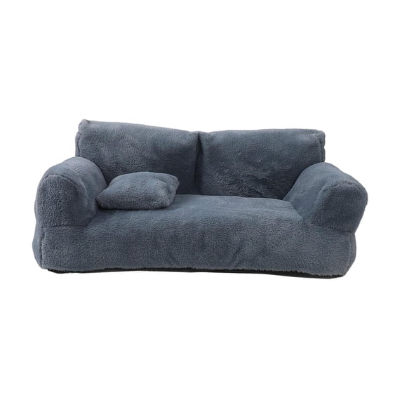 YWMJZEU Dog Bed Dog Couch Pet Resistant Multipurpose Breathable Warm Anti Skid Base with dark gray