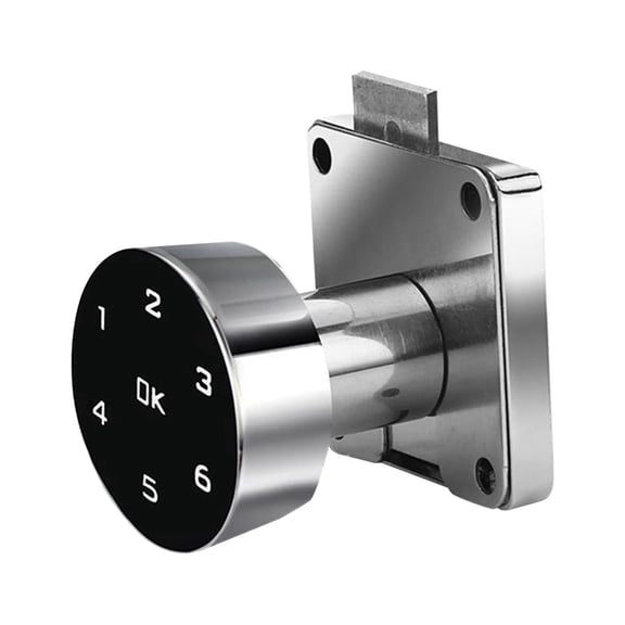 YWMJZEU Drawer Smart Cabinet Lock Electronic Door Locks Furniture Electric Cabinet Locks Style C Rod 22mm