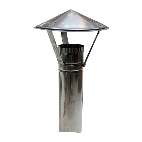 YWMJZEU Durable Chimney Rain Cover Pipe Protector Stainless Steel Weatherproof Removable