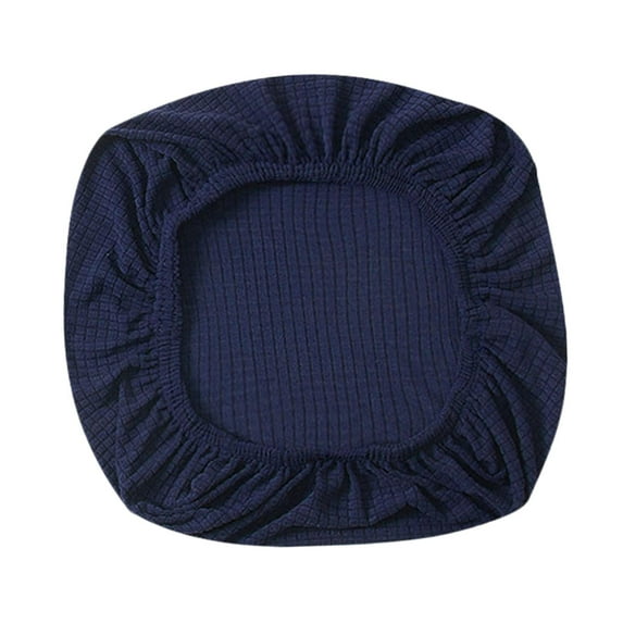 YWMJZEU Elastic Office Chair Covers Spandex Chair Slipcover Chair Seat Cushion Protector Dark Blue