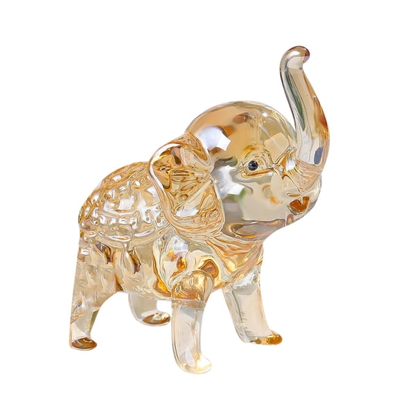 YWMJZEU Elephant Figurine Housewarming Gifts Minimalist Collectible Animal Sculpture for champagne