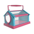 thumbnail image 1 of YWMJZEU Folding Butterfly Insect Habitat Cage with Carrying Handle Collapsible Kids Blue Blue Pink, 1 of 7