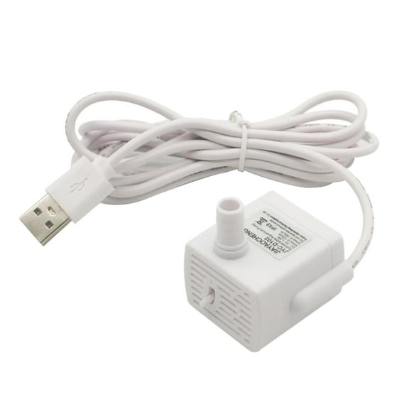 YWMJZEU Fountain Pump USB Replacement Quiet Adjustable Flow Rate Electric Water Pump Cat