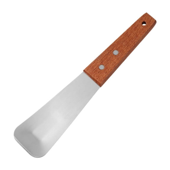YWMJZEU Ice Cream Spade 304 Stainless Steel Dessert Spade for Spooning Ergonomic Wooden