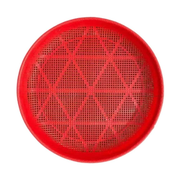 YWMJZEU Mesh Strainer Colander Food Drying Basket Round Sieve Serving Tray Garden Sifter 3mm Hole