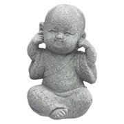 YWMJZEU Mini Monk Ornaments Feng Shui Buddha Statue Tea Pet Zen Garden Tea Tray Figurine Type3 A