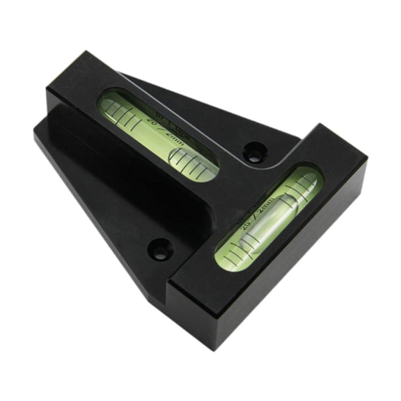 YWMJZEU Mini T-shaped level T-shaped measuring tool measuring platform Aluminum leveling Luminous