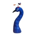 thumbnail image 1 of YWMJZEU Peacock Mannequin Head Flower Arrangement Decor Home Decor Table Centerpiece for Blue, 1 of 9