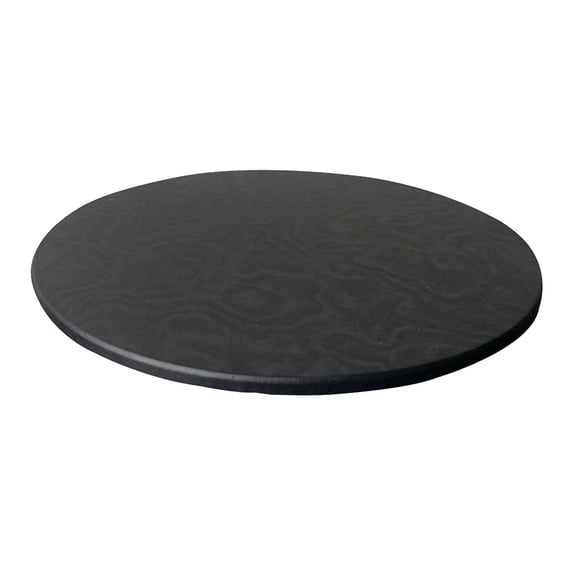 YWMJZEU Polyester Round Tablecloth with Elastic Edges for Dining Room Waterproof 7-85cm black