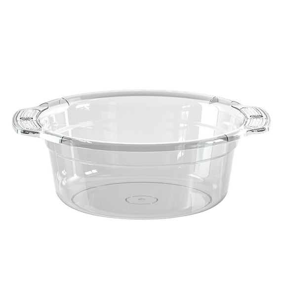YWMJZEU Portable Dish Tub Dish Basin for Kitchen Sink Clear Washing Baskets Bowl Laundry Large