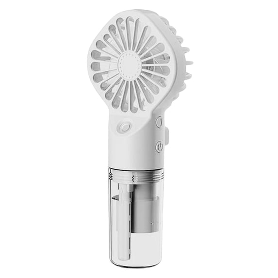 YWMJZEU Portable Handheld Misting Fan Cooling Fan Misting 4 Adjustable Speed Water Spray White