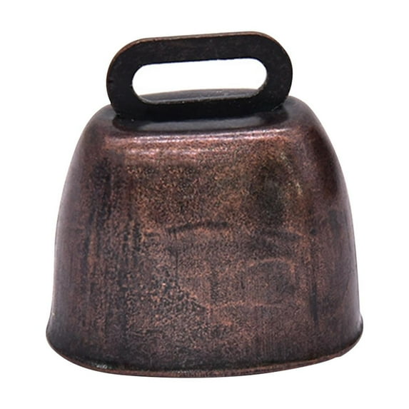 YWMJZEU Retro Style Cow Bell Premium Cow Bell Ringing Tiny Loud Bells Metal Cowbells For Red Bronze Color