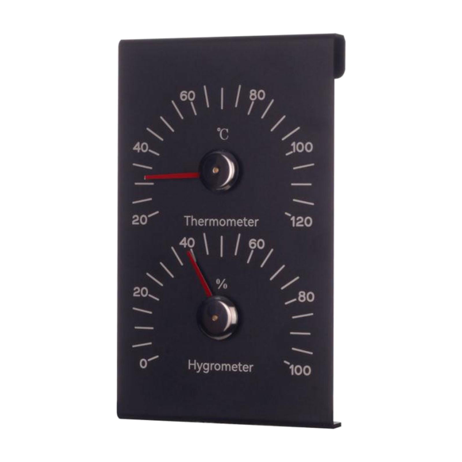 YWMJZEU Sauna Hygrometer 2 in 1 Simple to Use Monitor Gauge Multifunction Humidity Gauge