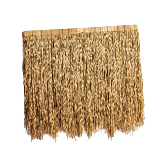 YWMJZEU Straw Roof Thatch Decorative Synthetic Thatch Grass Roof for Hut Fence Beach Style A