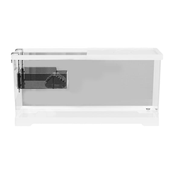 YWMJZEU Turtle Tank Aquarium Tortoise Enclosure Starter Kit Hideout Reptile Tank with Basking Platform Aquatic Terrarium for Breeding M w Platform and Lid