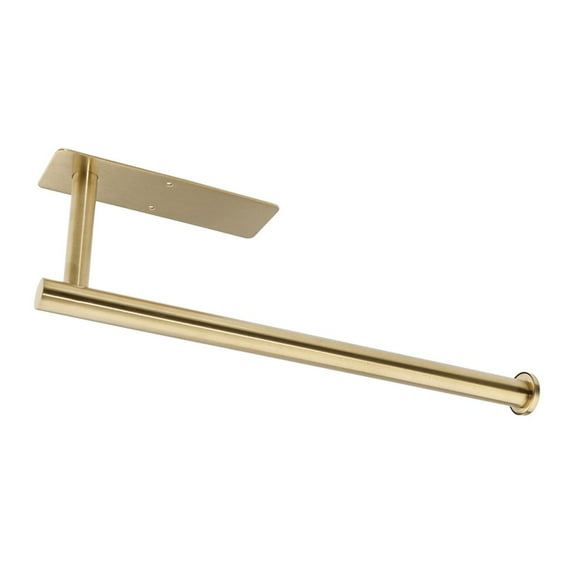 YWMJZEU Wall Mounted Paper Roller Holder Paper Towel Dispenser Stand Self Adhesive or Drilling Wipe Paper Storage for Napkin Bathroom Kitchen Tissue