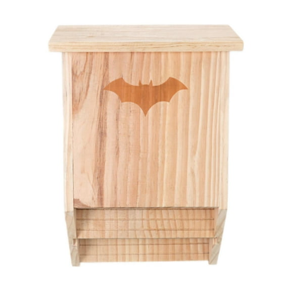 YWMJZEU Wooden Bats House Bats Box Decor Sturdy for Tree to Attract Shelter Wall Mounted