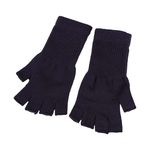 YWOAGH Kids Gloves Winter Acrylic Long Sleeve Thermal Mittens With Half Finger Design For Children Outdoor Play Gy2 One Size