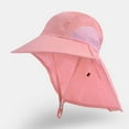 thumbnail image 1 of YWOAGH Kids Outdoor Sun Hats for Children Wide Brim Sunshade Cap Ideal for Kids During Summer for Outdoor Adventures and Sun Pink One Size, 1 of 7