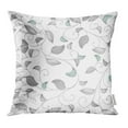 thumbnail image 1 of YWOTA Blue Baroque with Small Leafs Gray Modern Light Graphic Vintage Plant Abstract Pillow Cases Cushion Cover 20x20 inch, 1 of 1