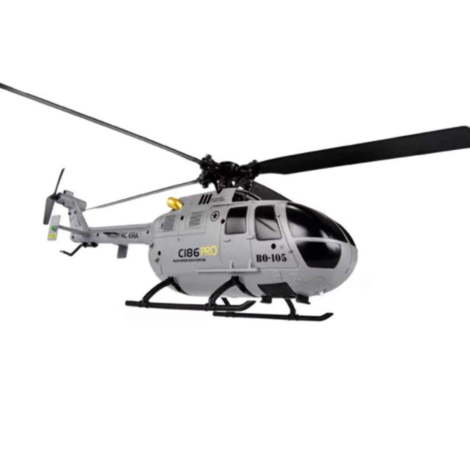 YX BO105 4CH Scale RC Helicopter w/ Automatic Stabilization System (4 Blades) - PRO Version - Grey
