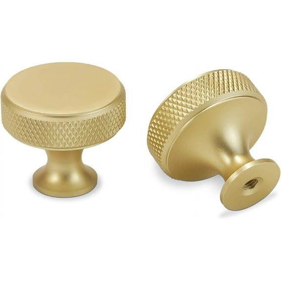 YX Gold Kitchen Cabinet Knobs, 4 Pack Hardware for Cabinets & Drawers，unique cabinet closet knobs