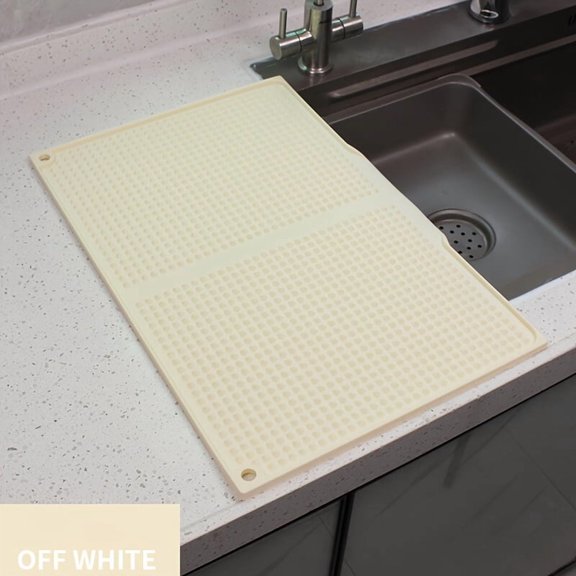 YX&ST Silicone Kitchen Draining Pad - Beige