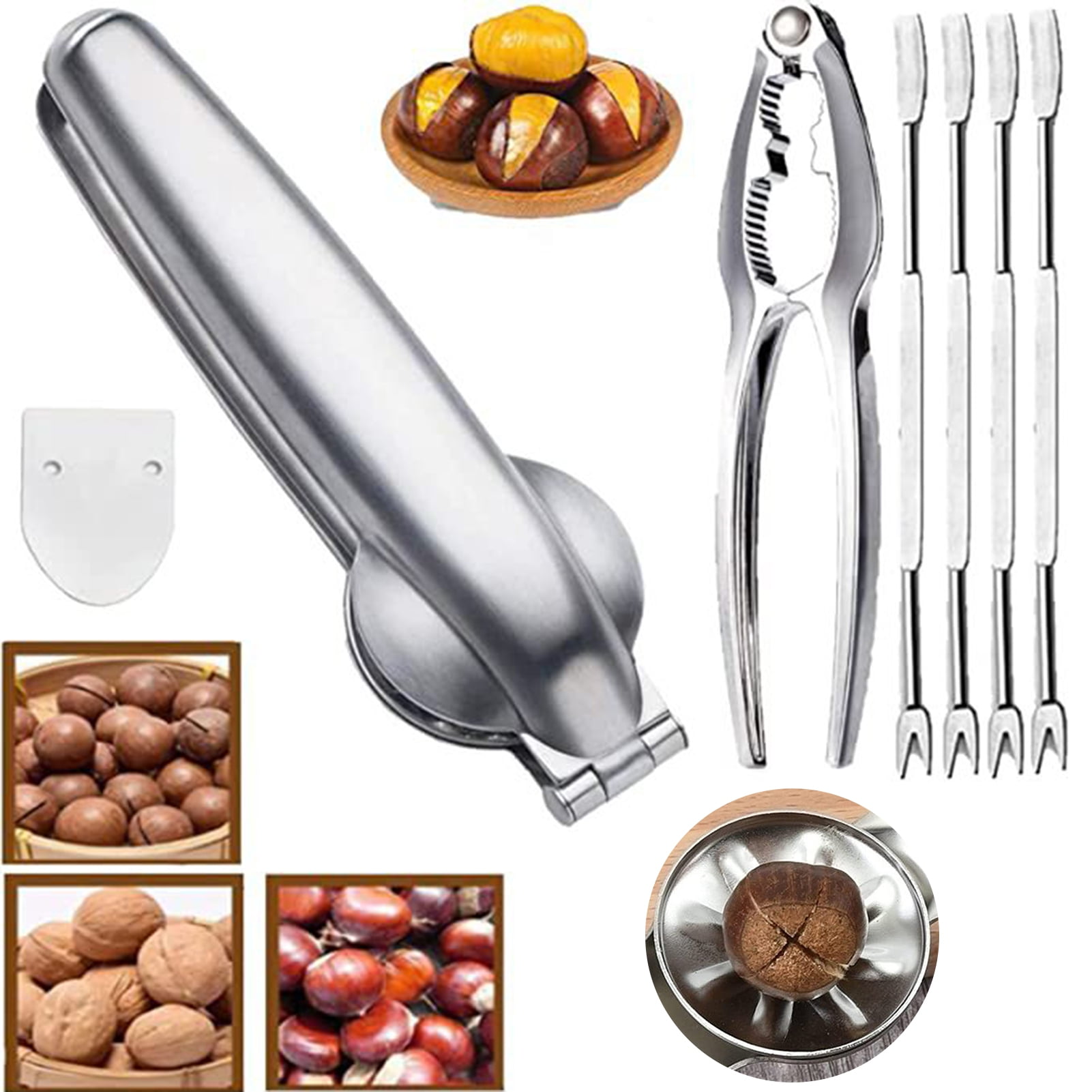 YX STORE Chestnut Nut Opener 1 Set Multifunctional Simple Operation