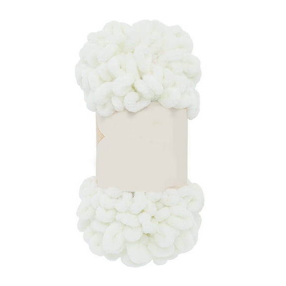 YX STORE Finger Knitting Yarn 1 Roll Weaving Comfortable Touch Excellent Woven Doughnut Ear Yarn Finger Loop Line